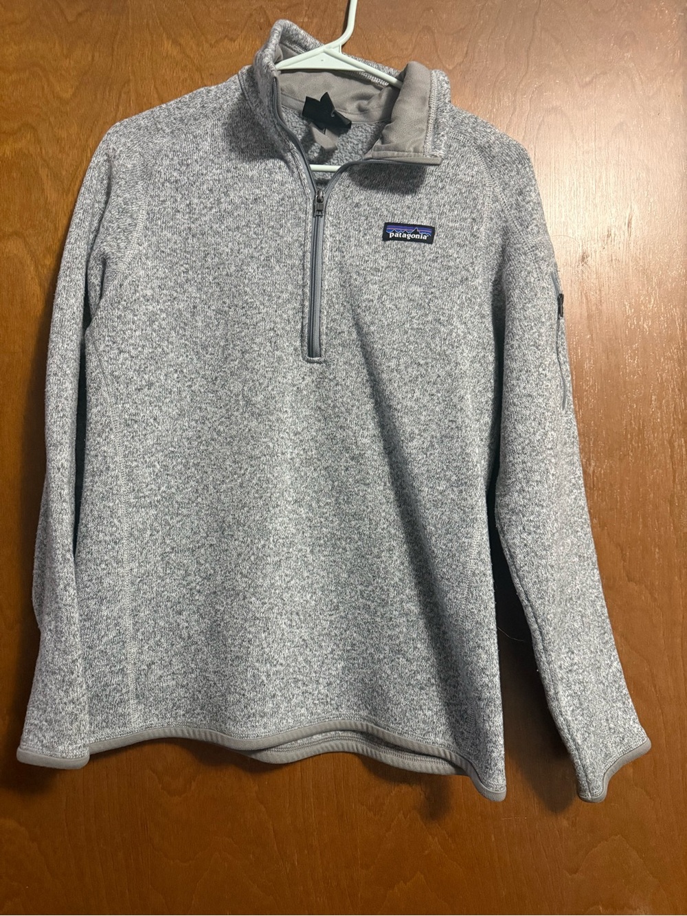Patagonia Women’s Gray Quarter-Zip Fleece Pullover